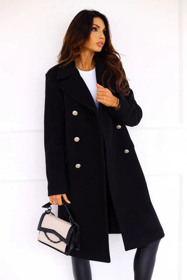 Mune | Wool Double-breasted Trench Coat For Women