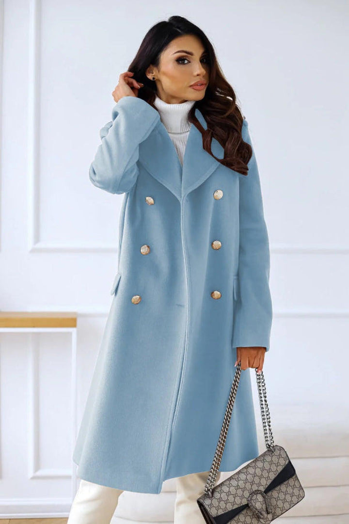 Mune | Wool Double-breasted Trench Coat For Women