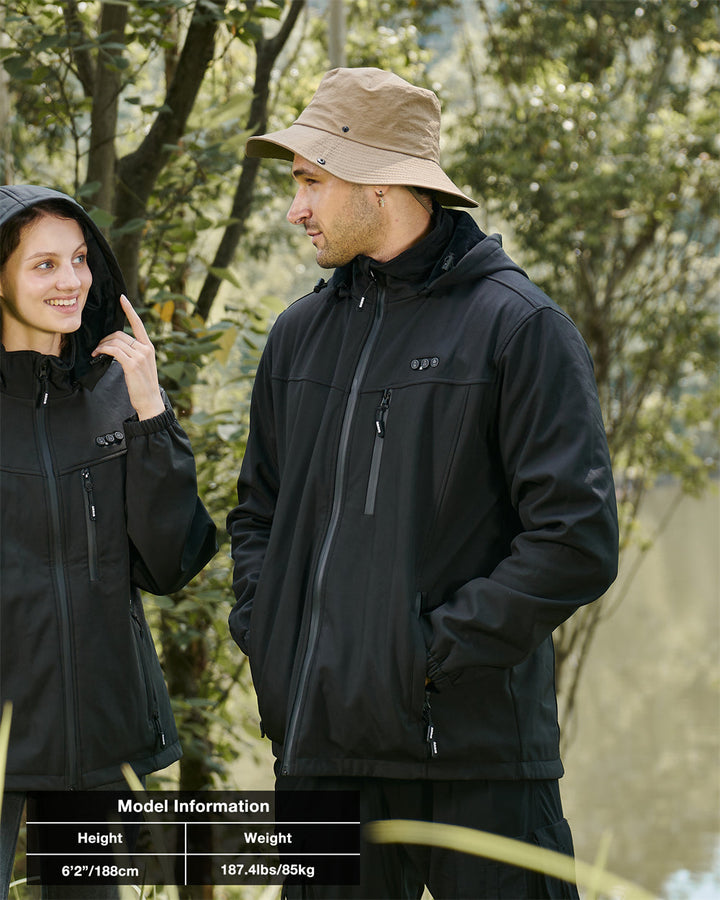 Mune | Men's jacket Tim with rechargeable battery - 8 heating zones and comfort