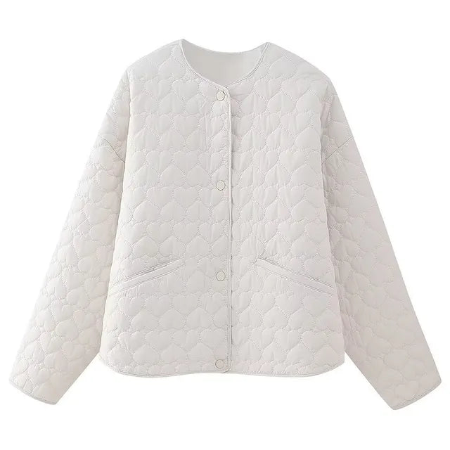 Mune | Padded vests with heart pattern