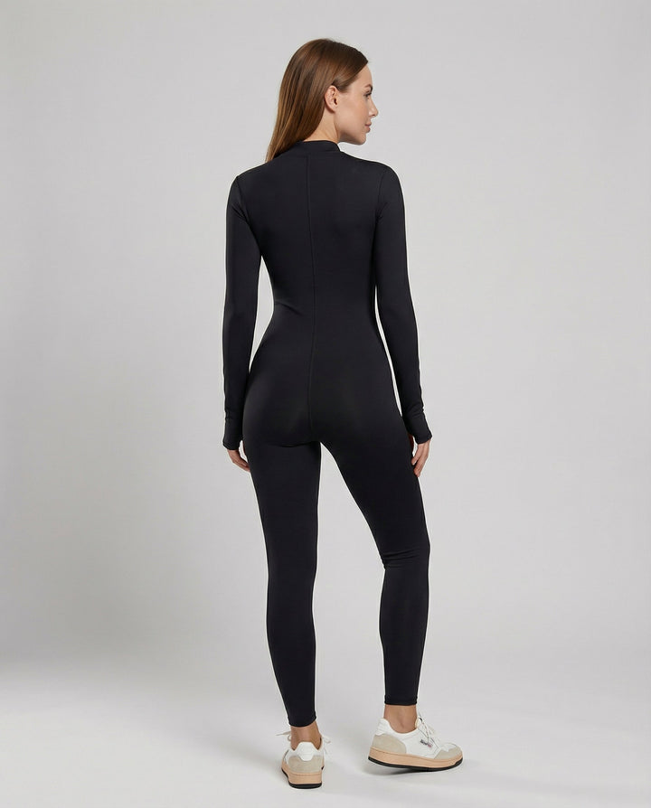 Autumn Stand Collar Women's Jumpsuit