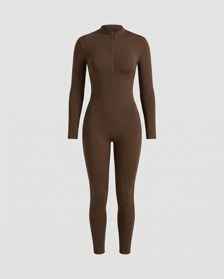 Autumn Stand Collar Women's Jumpsuit