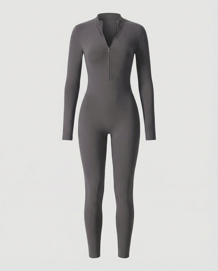 Autumn Stand Collar Women's Jumpsuit