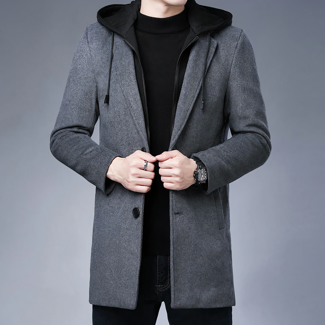 Mune | Wool Trench Coat for Men