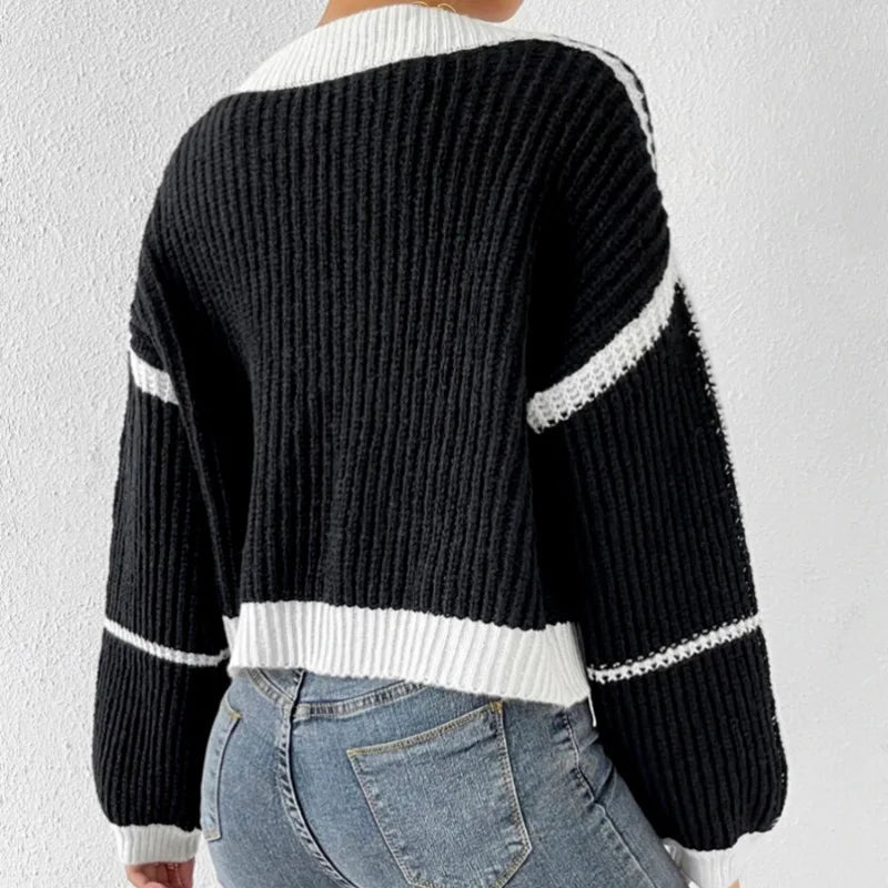 Mune | Women's cardigan with color and long sleeves