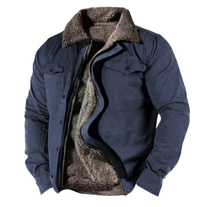 Mune | Warm Winter Jacket with Fur Lining for Men