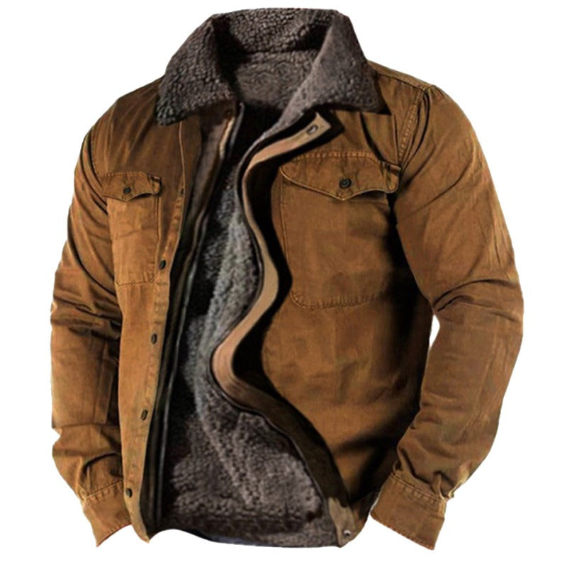 Mune | Warm Winter Jacket with Fur Lining for Men