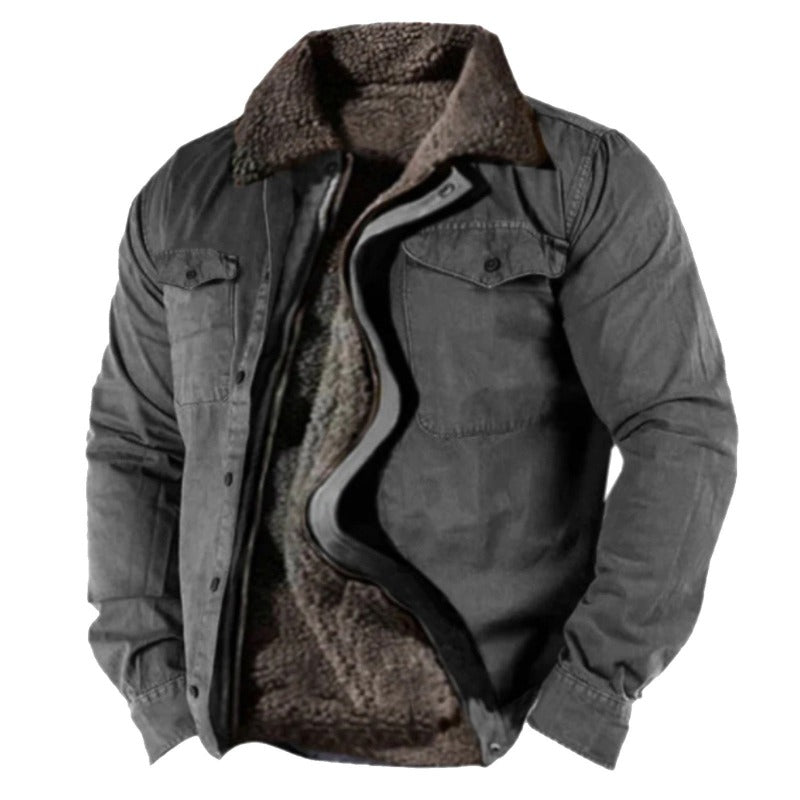 Mune | Warm Winter Jacket with Fur Lining for Men