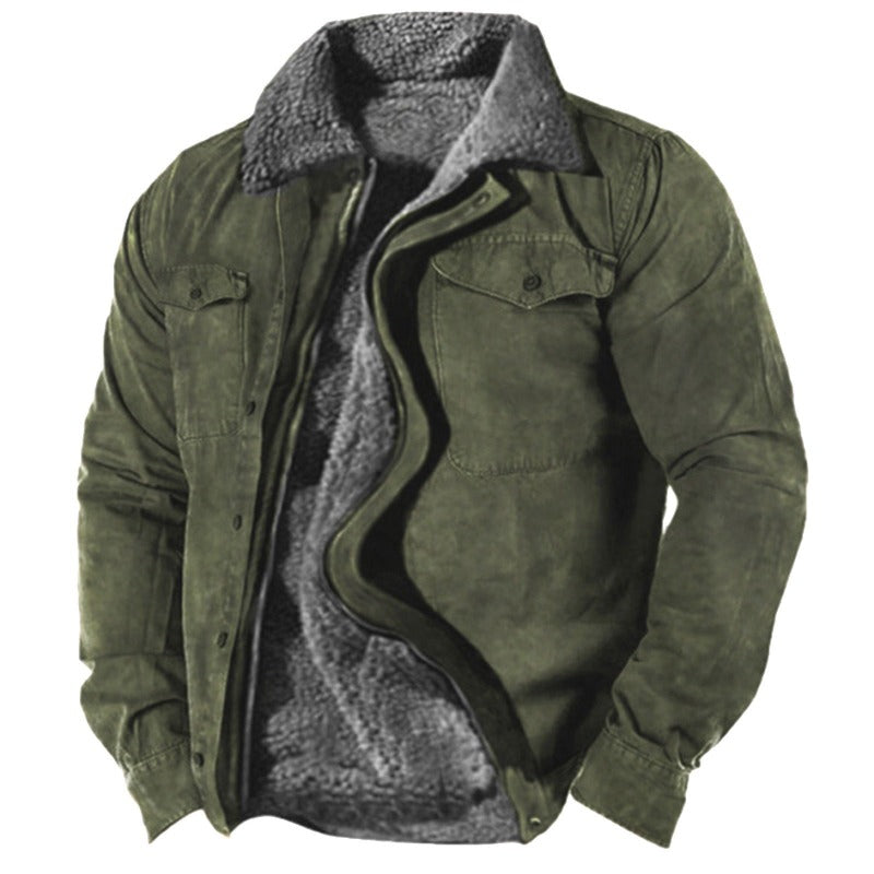 Mune | Warm Winter Jacket with Fur Lining for Men