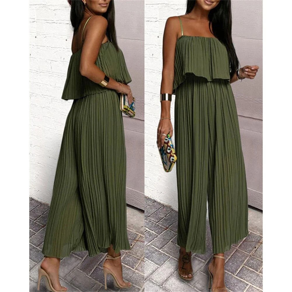 Mune Fashion | Elegant Pleated Jumpsuit