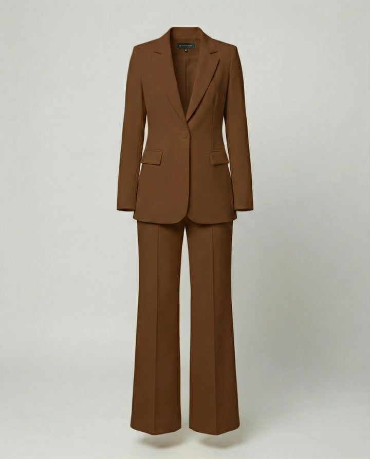 Mune Fashion | Women's Suit 2-piece - Elegant Blazer and Wide Leg Pants Set