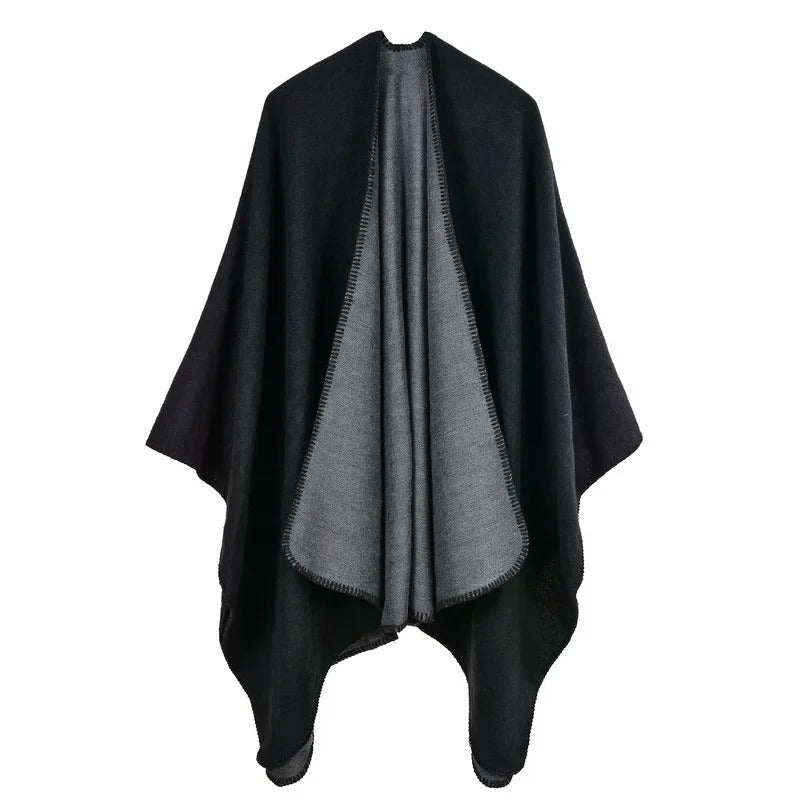 Mune | Warmer Poncho with Flowing Cut