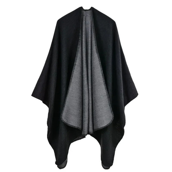Mune | Warmer Poncho with Flowing Cut