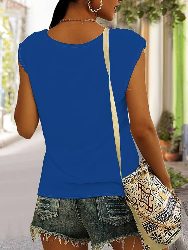 Mune Fashion Women's V-Neck Sleeveless Top