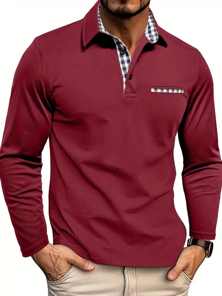 Mune | Classic Men's Summer Polo Shirt with Long Sleeves