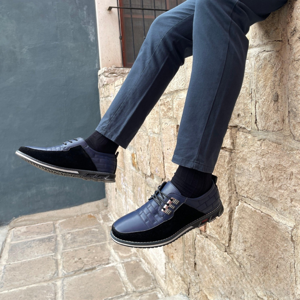 Orthopedic Leather Shoes Mune Fashion