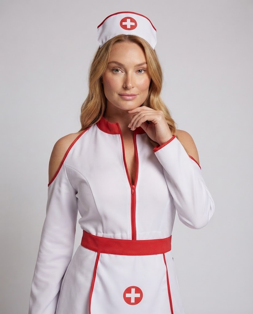 Women's Costume as Modern Nurse Mune Fashion