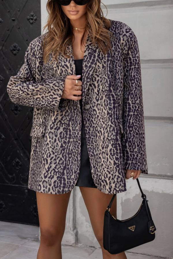 Mune | Print Beige and Black Jacket