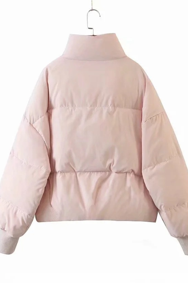 Mune | Collar Zipper Pocket Thick Warm Cotton Jacket