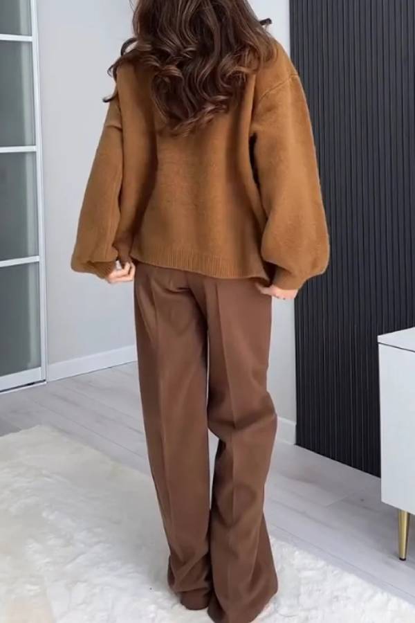 Mune | Color Versatile V-Neck Pocket Sweater Jacket