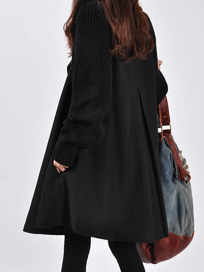 Mune | Long coat in plus sizes