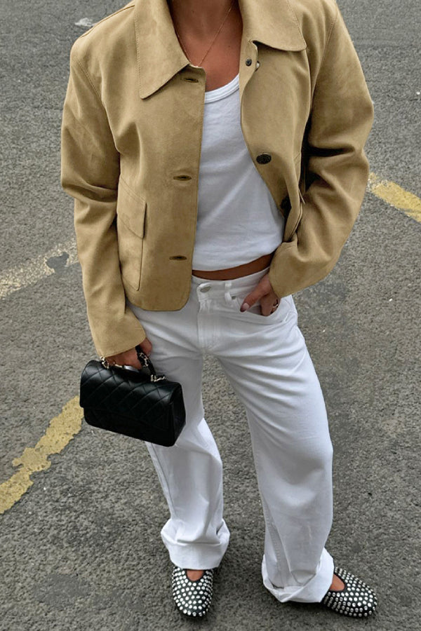 Mune | Suede Fashion Jacket