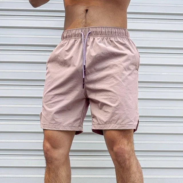 Mune Fashion | Breathable, Solid Color Swim Shorts for Men with Drawstring