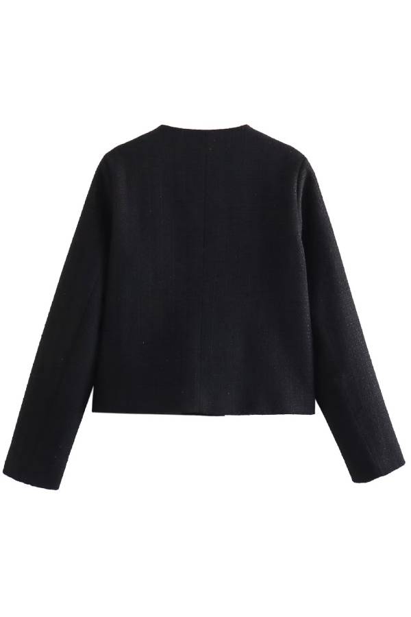 Mune | Neck Slim Fit Colorblock Women'S Button Jacket
