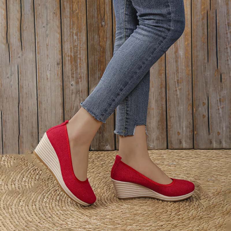 Casual wedge shoes