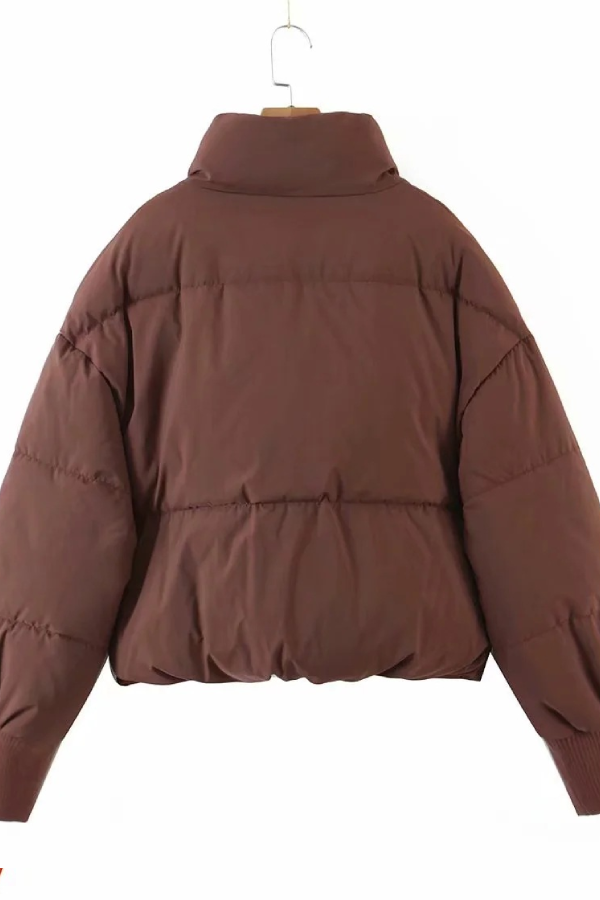 Mune | Collar Zipper Pocket Thick Warm Cotton Jacket
