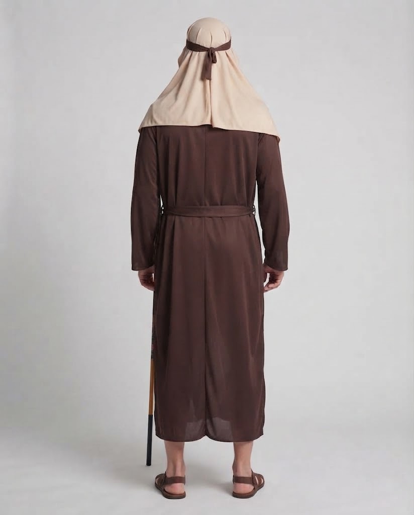 Men's traditional biblical garment with detailed Mune Fashion cloak Mune Fashion