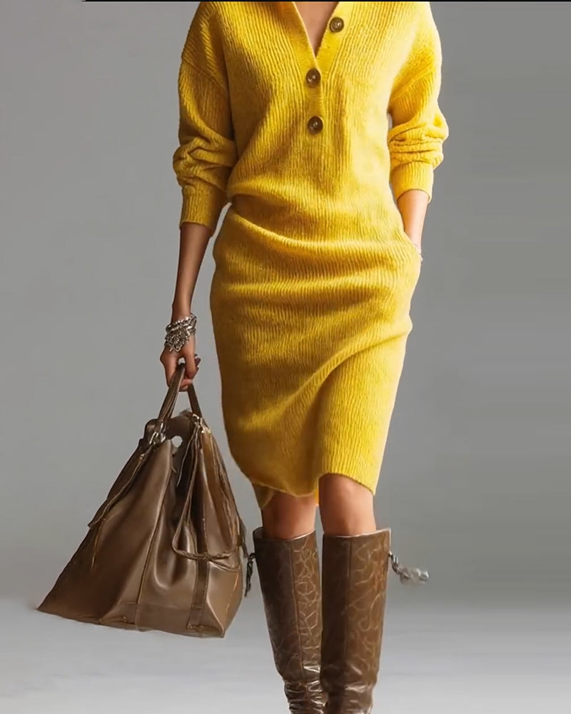 Mune | Casual Solid Color Autumn and Winter