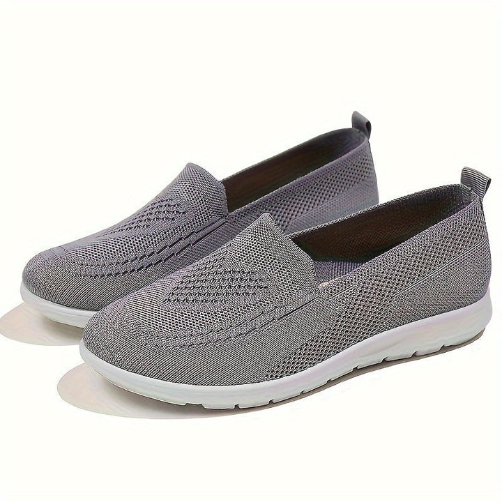 Mune Fashion | Solid Color Knitted Sneakers For Women
