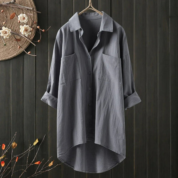 Long shirt in plus size