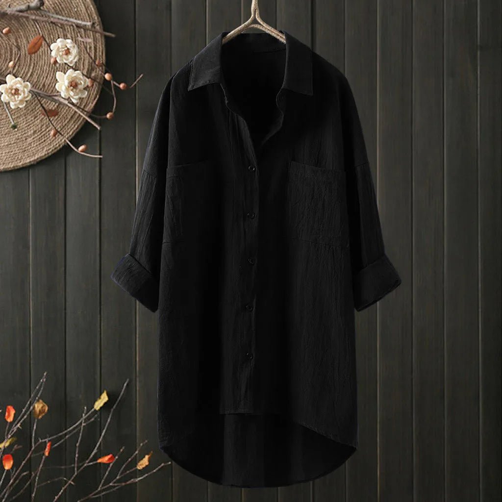 Long shirt in plus size