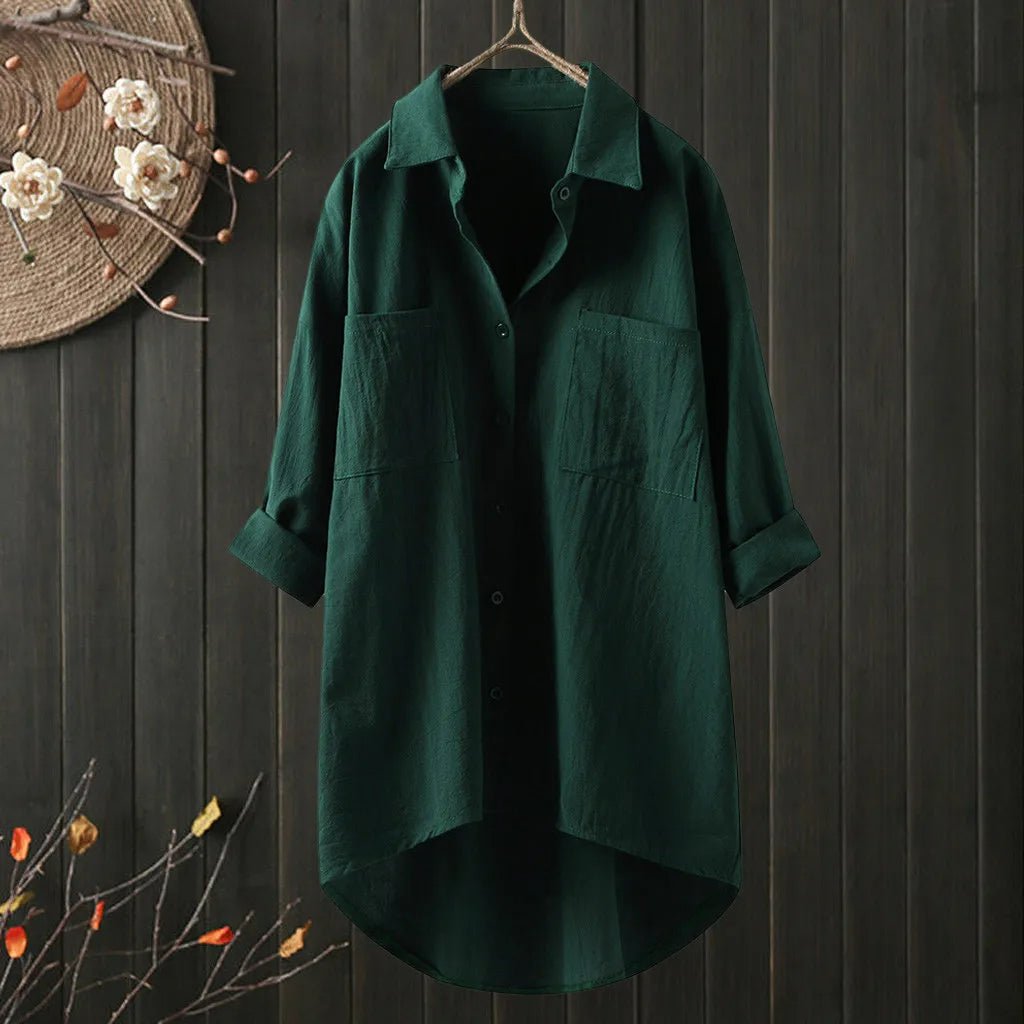 Long shirt in plus size