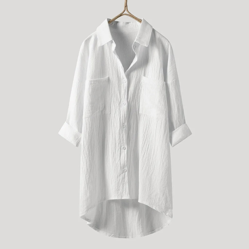 Long shirt in plus size