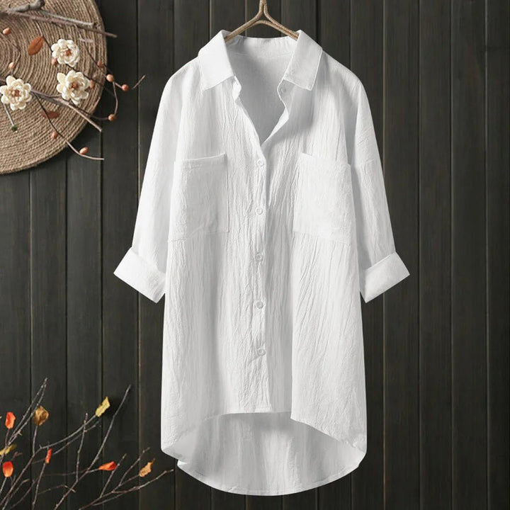 Long shirt in plus size
