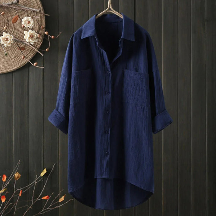 Long shirt in plus size