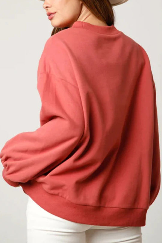 Mune | Christmas Candy House Sequins Casual Loose Sweater