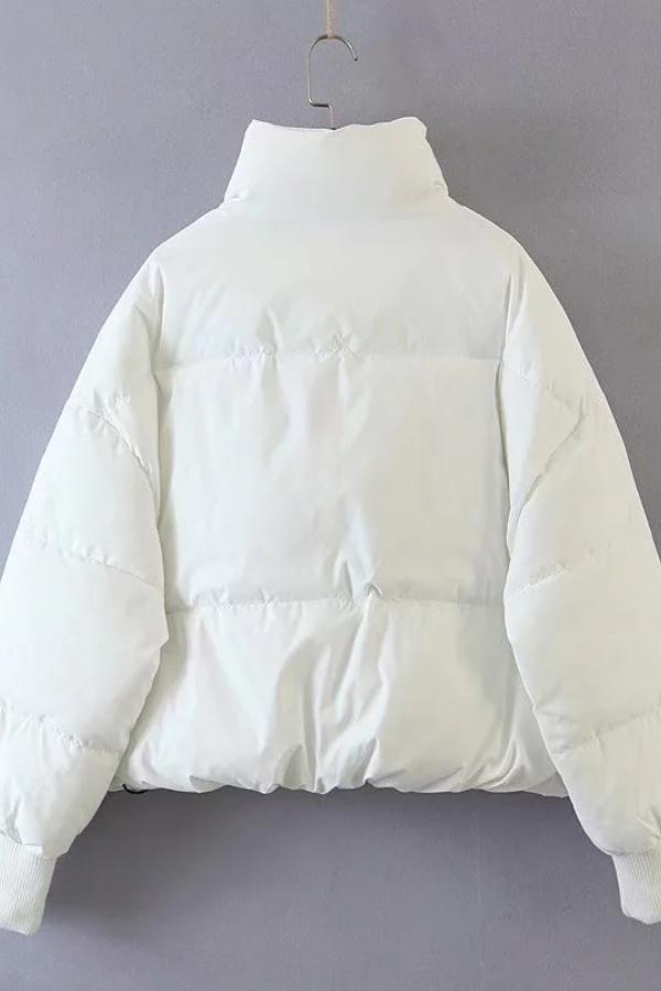 Mune | Collar Zipper Pocket Thick Warm Cotton Jacket