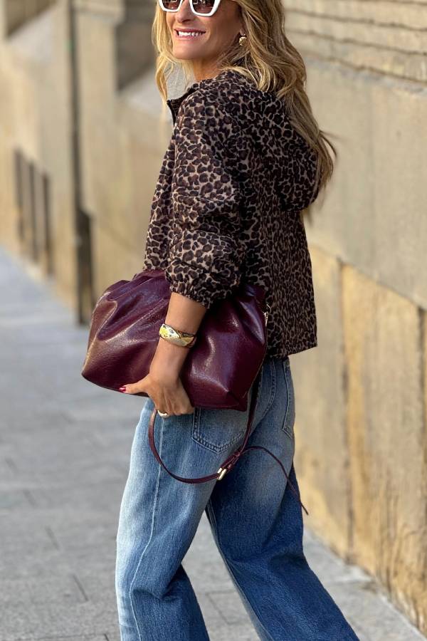 Mune | Leopard Pattern Jacket