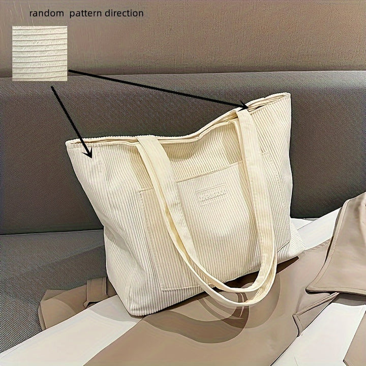 Elegant Ladies Corduroy Bag | Mune Fashion