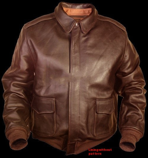 Mune | Retro Oversized Us Air Force Fur-Look Leather Coat