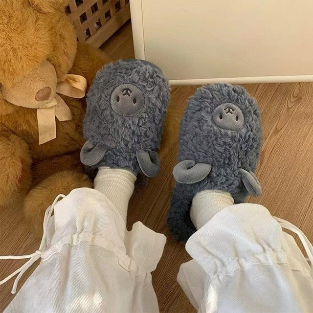 Mune | Animal print slippers