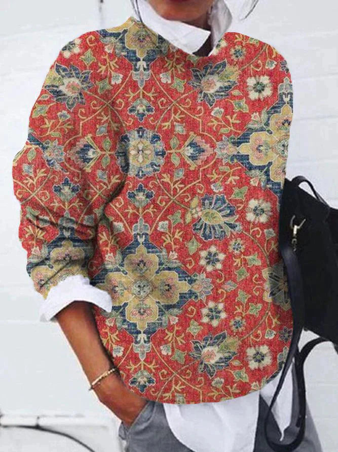 Mune | Elegant sweater with print