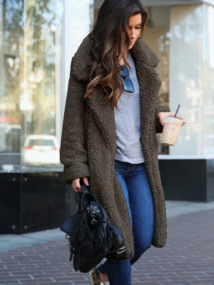 Mune | Hidden Pocket Teddy Coat