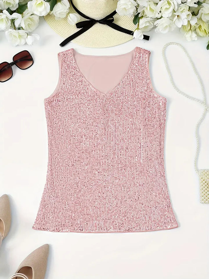 Mune Fashion | Sleeveless Top with Sequins