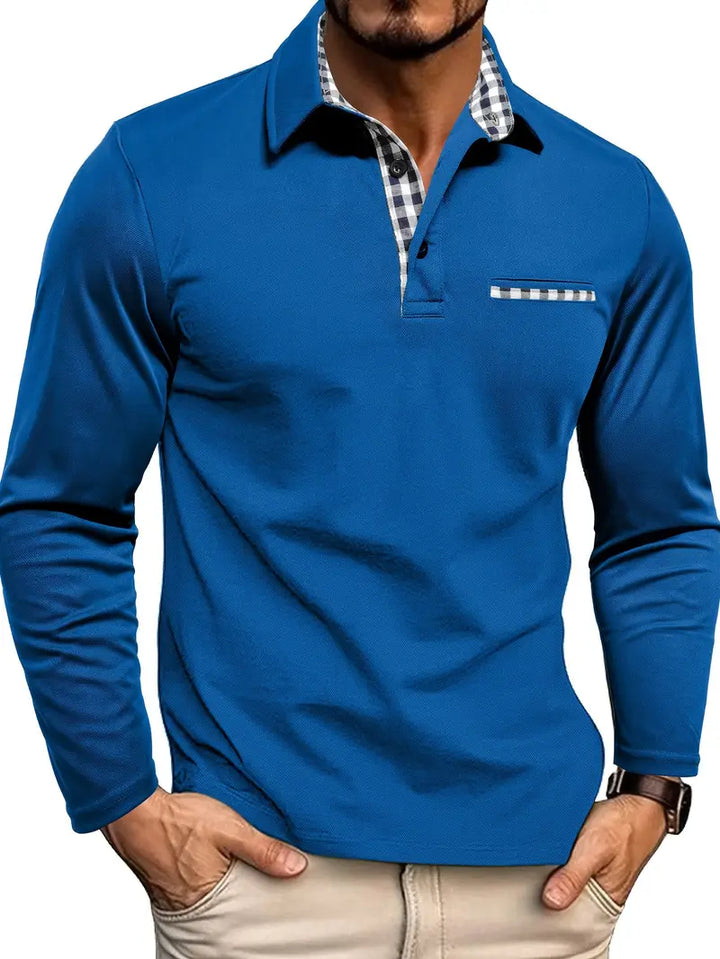 Mune | Classic Men's Summer Polo Shirt with Long Sleeves