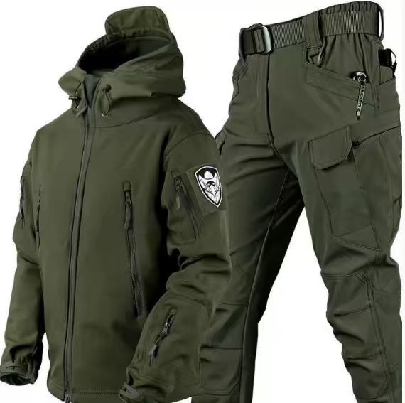 Warm All-Weather Thermal Set Winter Clothing Men